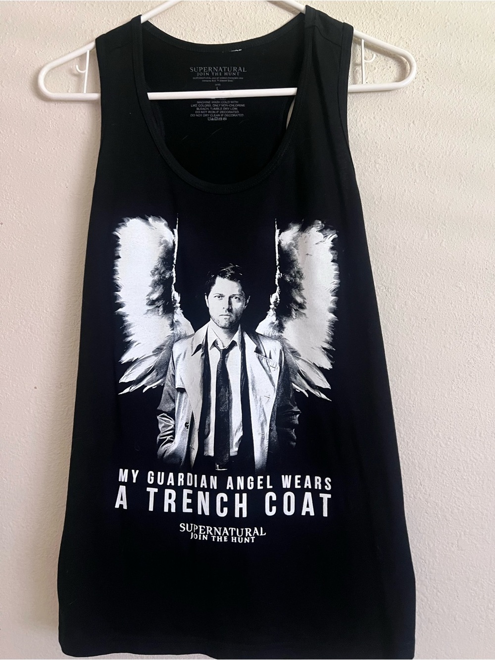 Warner Bros. SUPERNATURAL Black Graphic Tank